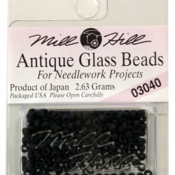 MH Seed Beads - Antique FLAT BLACK