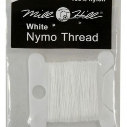 MillHill Bead Thread - WHITE (9yd)