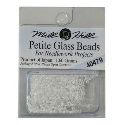 MH Petite Glass Beads - WHITE