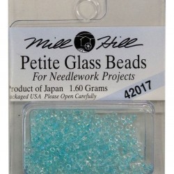 MH Petite Glass Beads - CRYSTAL AQUA
