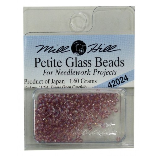 MH Petite Glass Beads - HEATHER MAUVE
