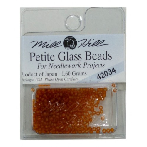 MH Petite Glass Beads - MATTE PUMPKIN