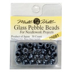 MH Pebble Beads - BLACK FROST