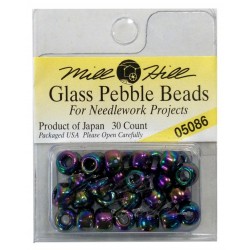 MH Pebble Beads - MIDNIGHT RAINBOW