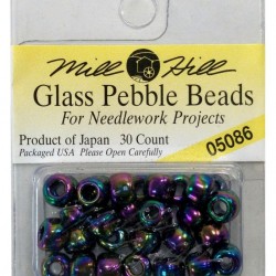 MH Pebble Beads - MIDNIGHT RAINBOW