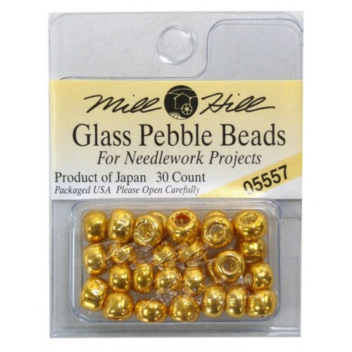 MH Pebble Beads - OLD GOLD