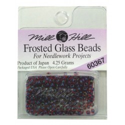 MH Seed Beads Frosted - GARNET