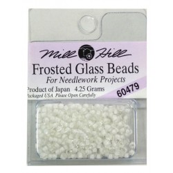 MH Seed Beads Frosted - WHITE
