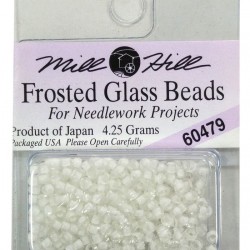 MH Seed Beads Frosted - WHITE