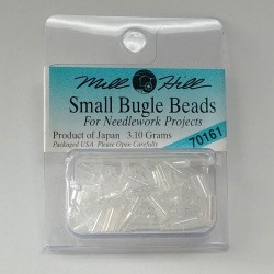 MH Bugle Beads Small- CRYSTAL
