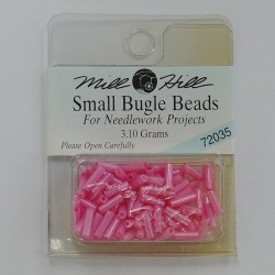 MH Bugle Beads Small- PEPPERMINT