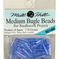 MH Bugle Beads Medium - SAPPHIRE