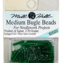 MH Bugle Beads Medium - CRÈME D'MINT