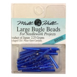 MH Bugle Beads Large - ROYAL BLUE