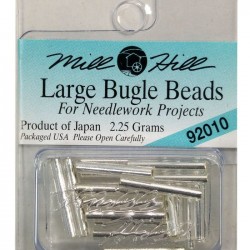 MH Bugle Beads Large - ICE