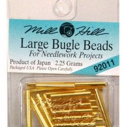 MH Bugle Beads Large - VICTORIAN GOLD