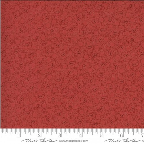 Paisley - WARM RED