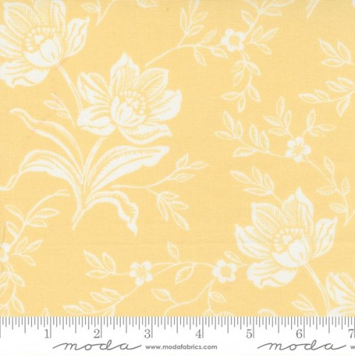 Woodblock Floral - YELLOW
