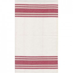 Enamoured 18" Toweling - WHITE/RED