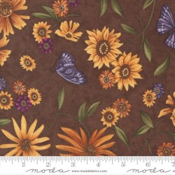 Sunflower Garden Print - BROWN
