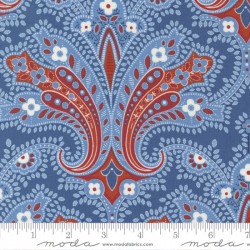 Paisley - BLUE/RED