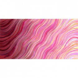 Watercolour Wave - GARNET