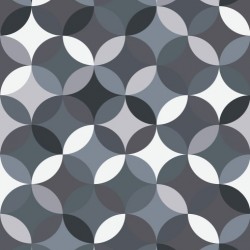Large Circles-BLACK/WHITE