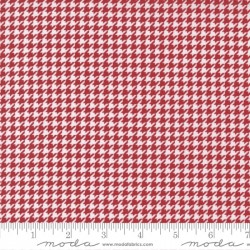 Houndstooth - RED/WHITE