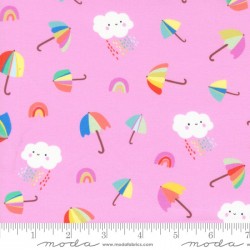 Tossed Umbrellas - PINK