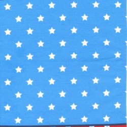 16" Toweling - Stars - BLUE