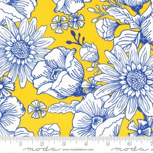 Floral - YELLOW/BLUE