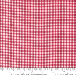 Woven Small Gingham - RED/WHITE