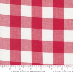 Woven Large Gingham - RED/WHITE