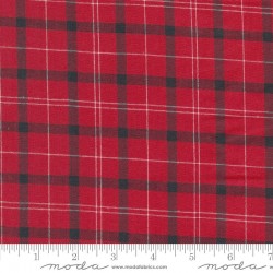 Woven Plaid - RED/BLACK