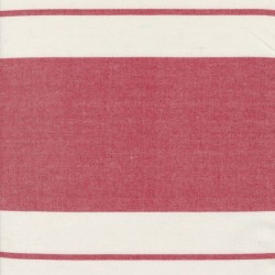 18" Towelling Wide Stripe - RED/WHITE