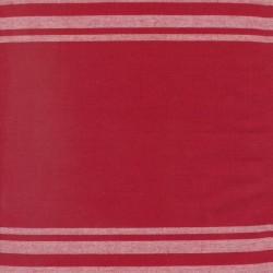18" Towelling Stripes - RED