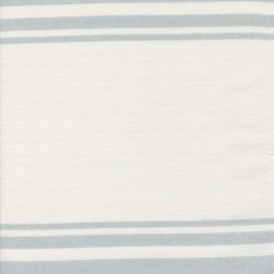 18" Towelling Stripe - WHITE/GREY