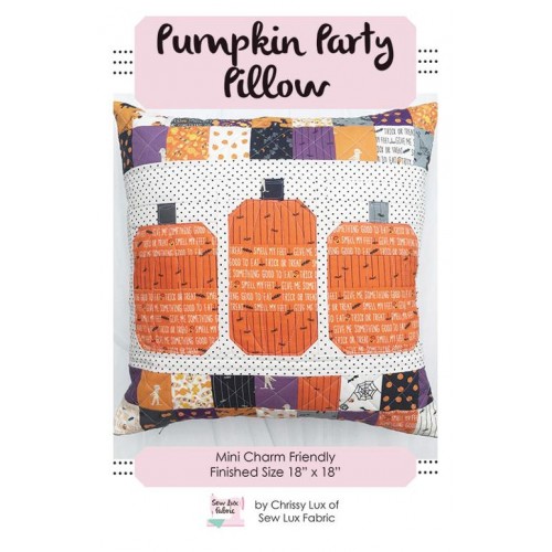 Pattern Pumpkin Party Pillow