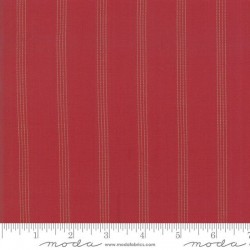 Woven Silky Stripe - RED