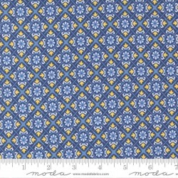 Mosaic Floral - BLUE