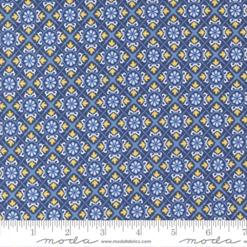 Mosaic Floral - BLUE