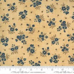 Wildflower - CREAM/INDIGO
