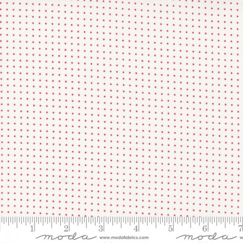 Pin Dot - CREAM/RED