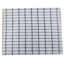 16" Cotton Toweling - BLUE/WHITE CHECK