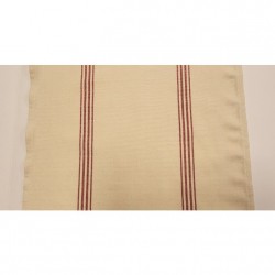 16" Cotton Toweling - French General - PEARL/ROUGE
