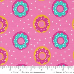 Coated Fabric roll - Donut Worry, Be Happy - BERRYLICIOUS