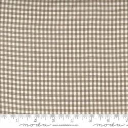 French General Woven Ginghams - Stone - PEARL