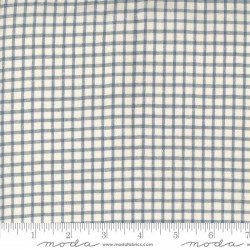 French General Woven Ginghams - Woad - PEARL
