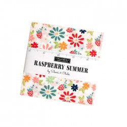 Raspberry Summer - Charm Square (5"x5")