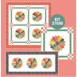 Kit - Raspberry Summer (Wall Hanging+Pillow)